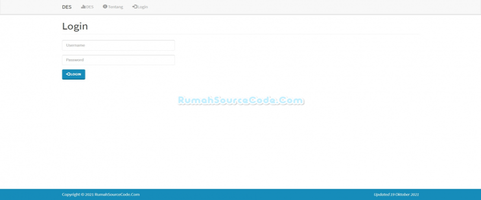DES PHP Login