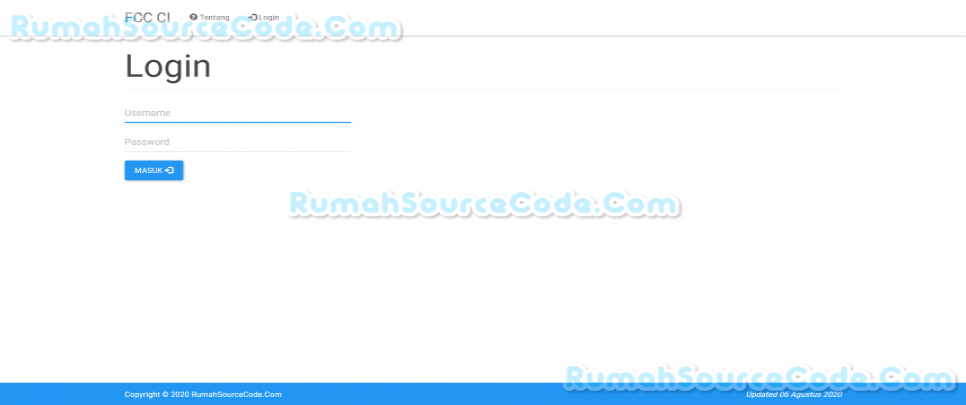 Source Code Fuzzy C Covering Codeigniter Login