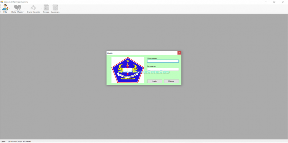 Source Code Komite VB Login