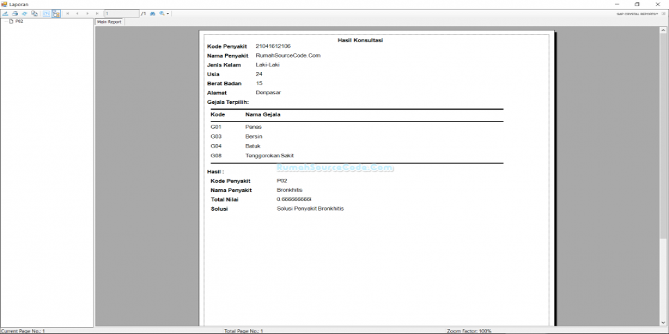 Sistem Pakar NBC VB Cetak