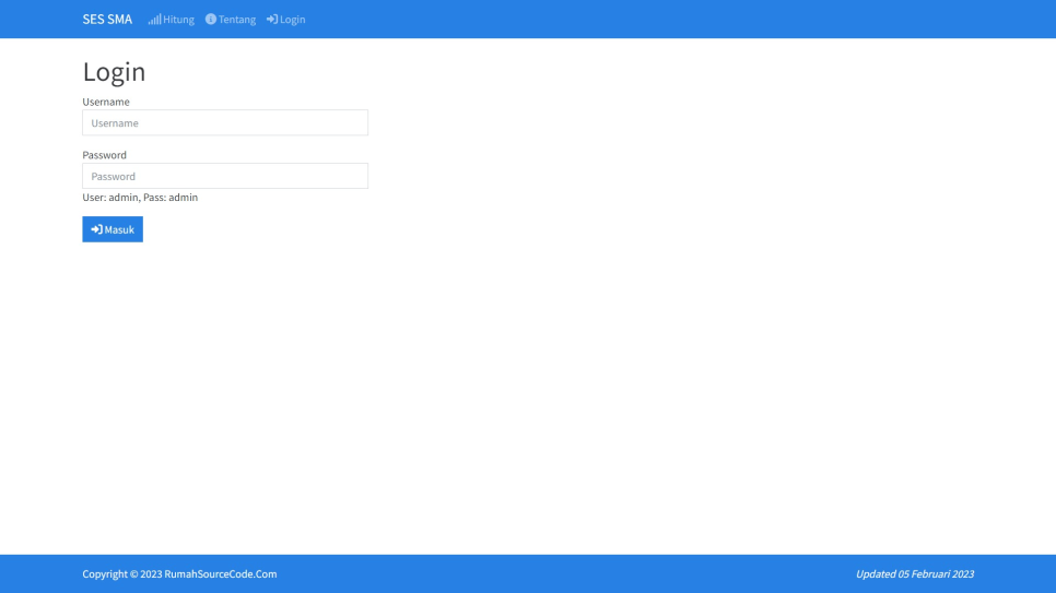 SES SMA PHP Login