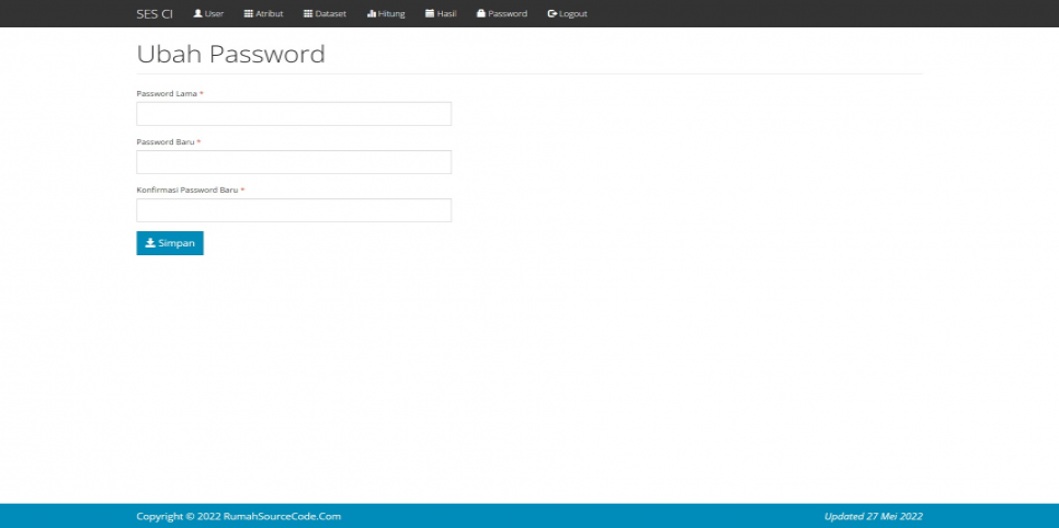 SES CI Password