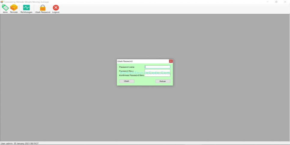 Weighted Moving Average VB Password