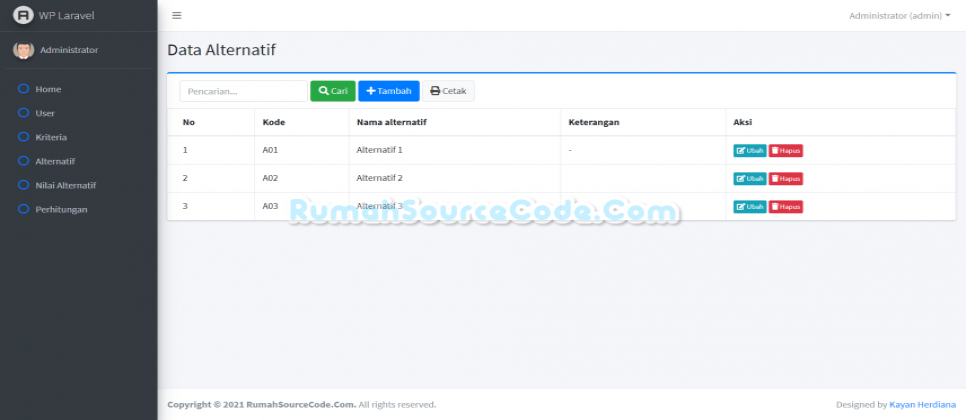 WP Laravel Alternatif